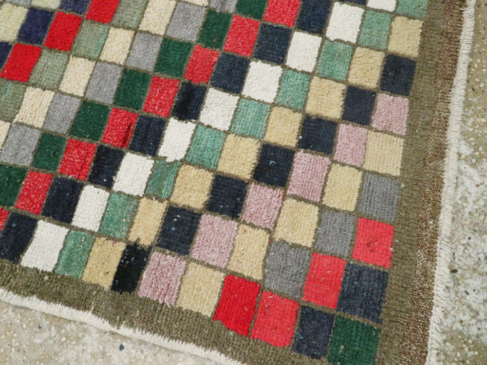 Vintage Turkish Anatolian Deco Runner, No.19235 - Galerie Shabab