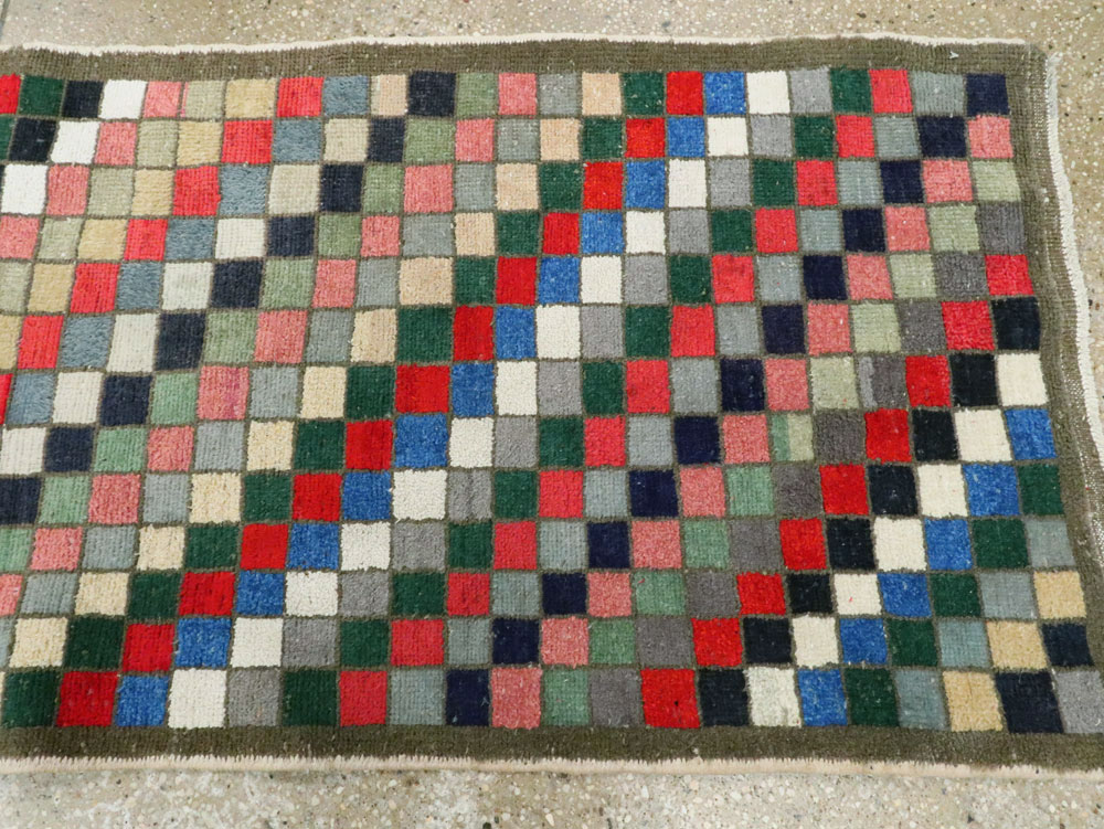 Vintage Turkish Anatolian Deco Runner, No.19235 - Galerie Shabab