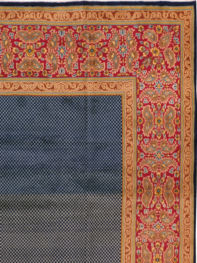 Vintage Mashad Carpet, No.19248 - Galerie Shabab