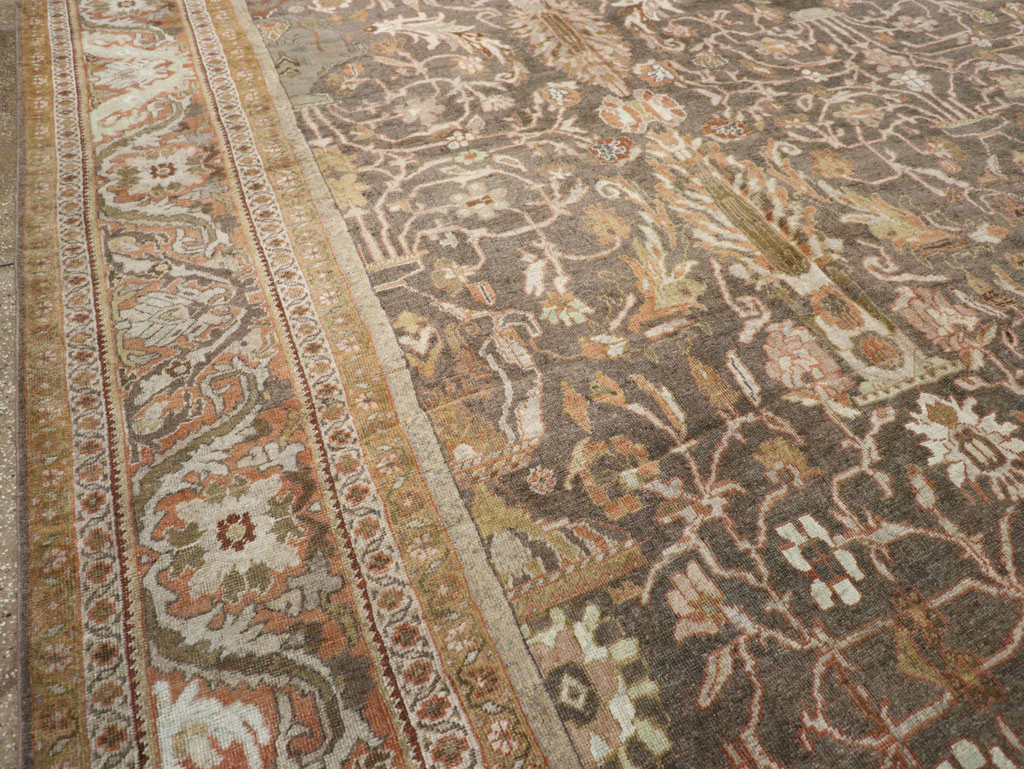 Antique Persian Mahal Carpet, No.19261 - Galerie Shabab