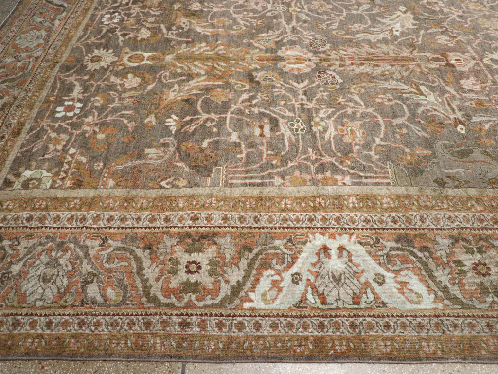 Antique Persian Mahal Carpet, No.19261 - Galerie Shabab