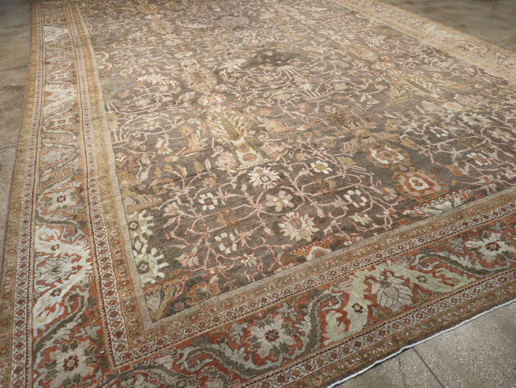 Antique Persian Mahal Carpet, No.19261 - Galerie Shabab