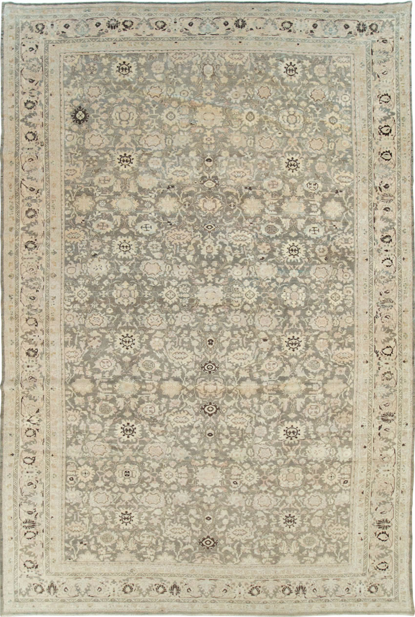 Vintage Persian Malayer Large Carpet, No.19266 - Galerie Shabab