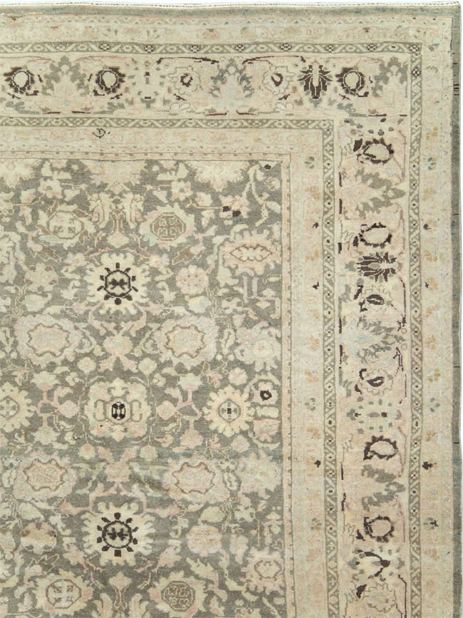 Vintage Persian Malayer Large Carpet, No.19266 - Galerie Shabab