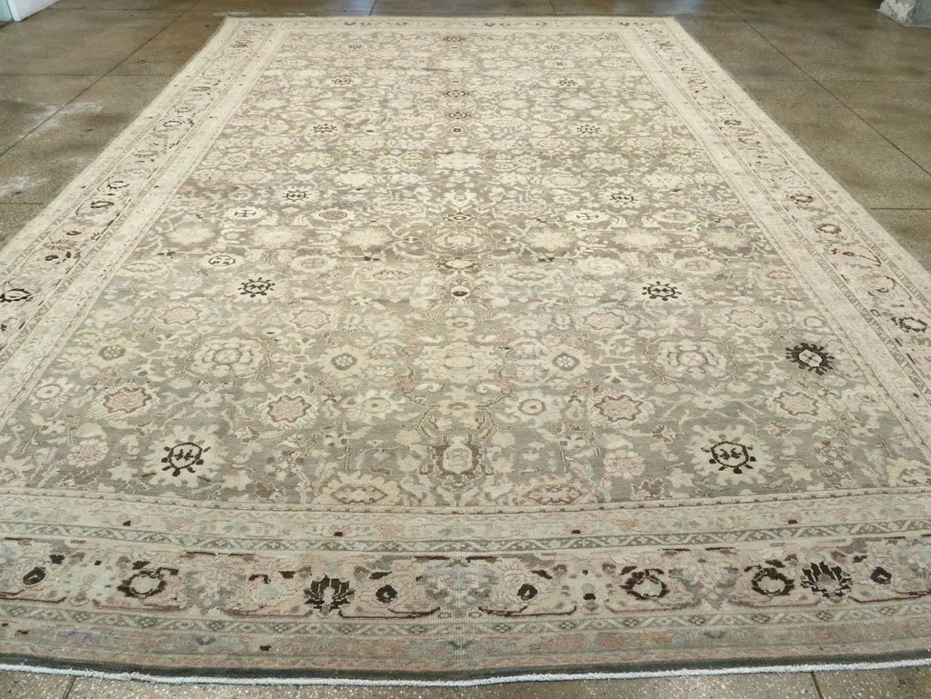 Vintage Persian Malayer Large Carpet, No.19266 - Galerie Shabab