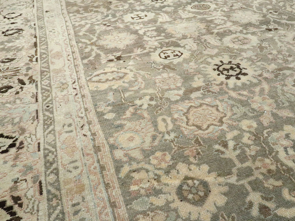 Vintage Persian Malayer Large Carpet, No.19266 - Galerie Shabab