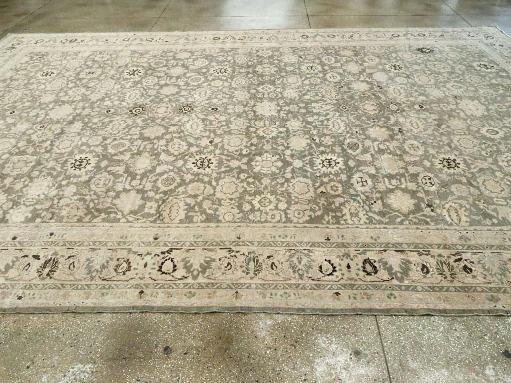 Vintage Persian Malayer Large Carpet, No.19266 - Galerie Shabab