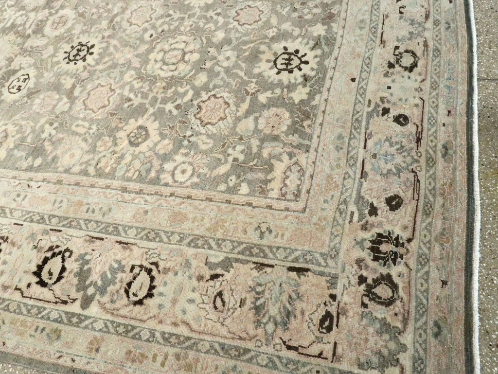Vintage Persian Malayer Large Carpet, No.19266 - Galerie Shabab