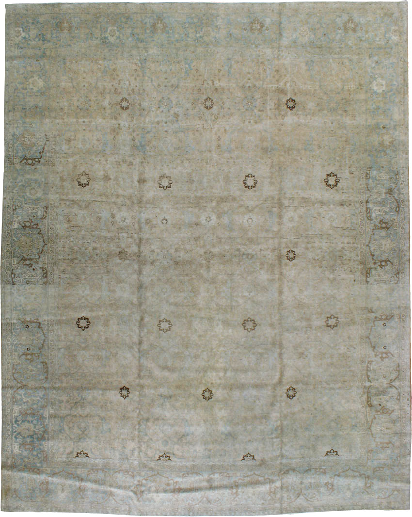 Antique Persian Tabriz Carpet, No.19281 - Galerie Shabab