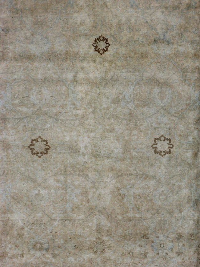 Antique Persian Tabriz Carpet, No.19281 - Galerie Shabab