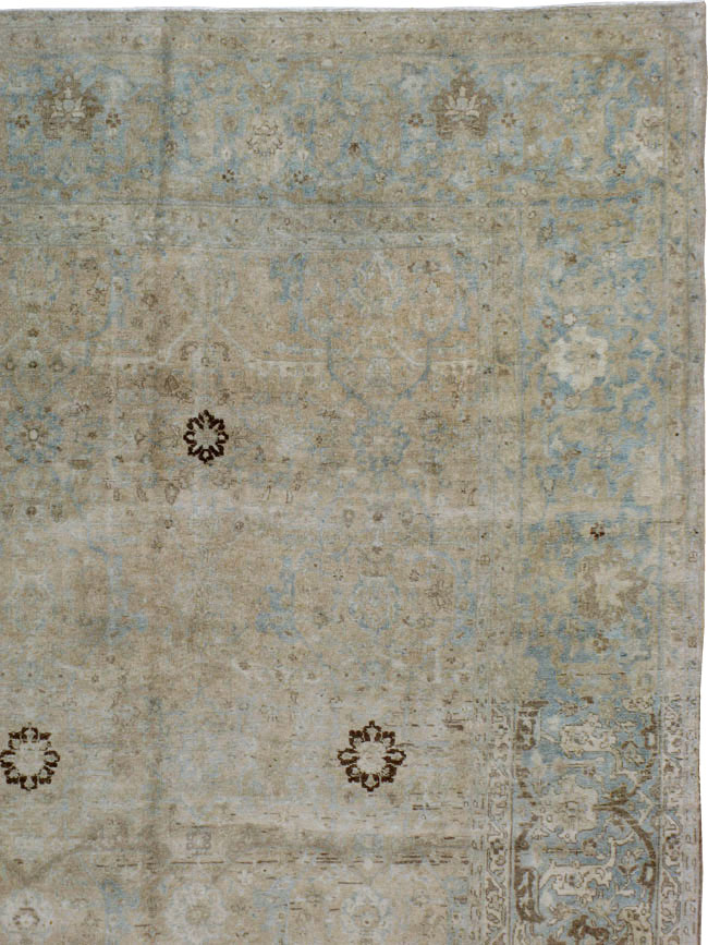Antique Persian Tabriz Carpet, No.19281 - Galerie Shabab