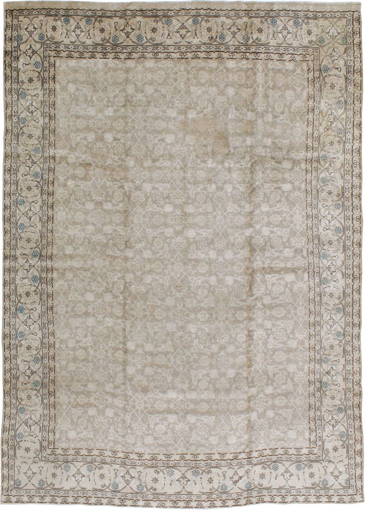 Antique Persian Tabriz Carpet, No.19283 - Galerie Shabab