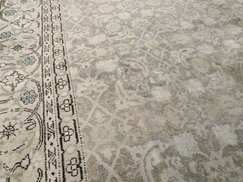 Antique Persian Tabriz Carpet, No.19283 - Galerie Shabab