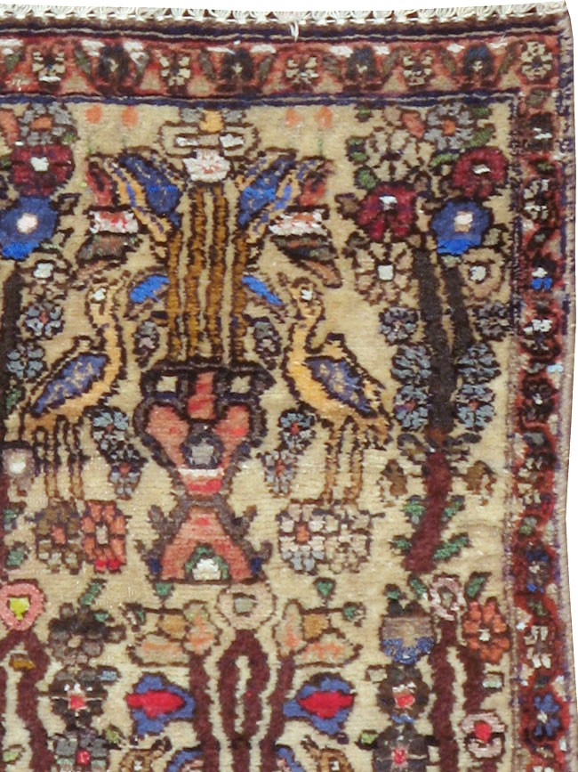 Vintage Persian Malayer Pictorial Rug, No.19284 - Galerie Shabab