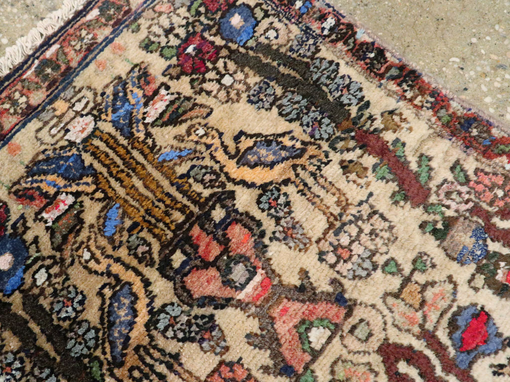 Vintage Persian Malayer Pictorial Rug, No.19284 - Galerie Shabab