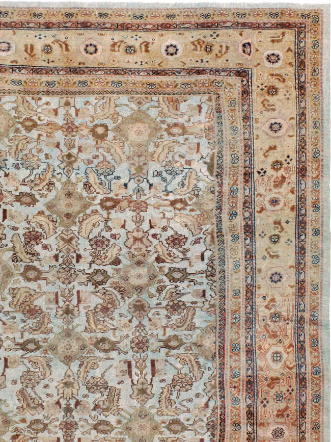 Antique Persian Mahal Carpet, No.19297 - Galerie Shabab