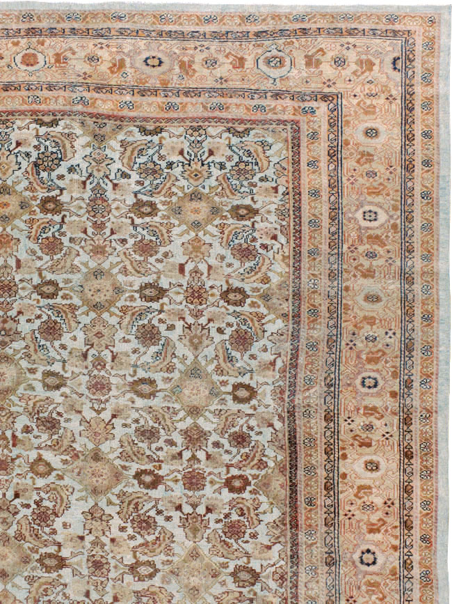 Antique Persian Mahal Carpet, No.19297 - Galerie Shabab