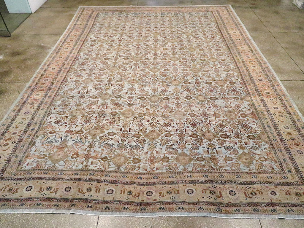 Antique Persian Mahal Carpet, No.19297 - Galerie Shabab