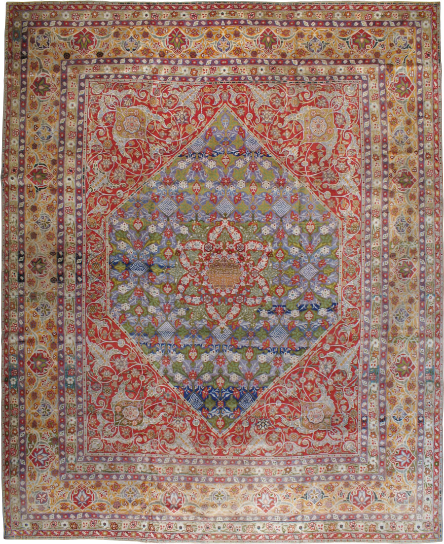 Antique Persian Tabriz Carpet, No.19943 - Galerie Shabab