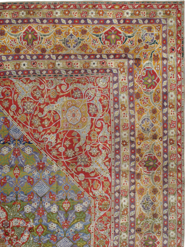 Antique Persian Tabriz Carpet, No.19943 - Galerie Shabab