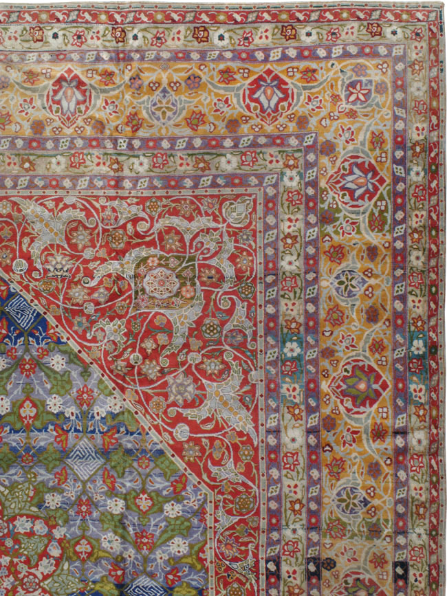Antique Persian Tabriz Carpet, No.19943 - Galerie Shabab