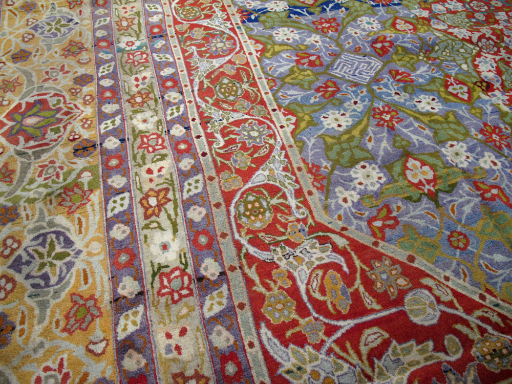 Antique Persian Tabriz Carpet, No.19943 - Galerie Shabab
