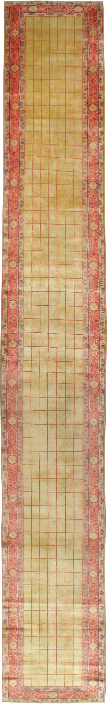Antique Turkish Borlou Oushak Runner, No.19945 - Galerie Shabab