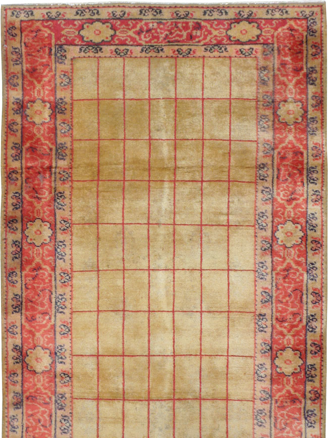 Antique Turkish Borlou Oushak Runner, No.19945 - Galerie Shabab