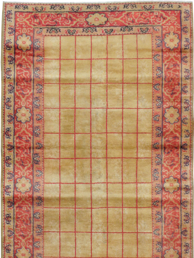 Antique Turkish Borlou Oushak Runner, No.19945 - Galerie Shabab