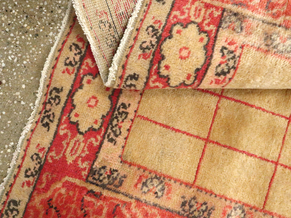 Antique Turkish Borlou Oushak Runner, No.19945 - Galerie Shabab