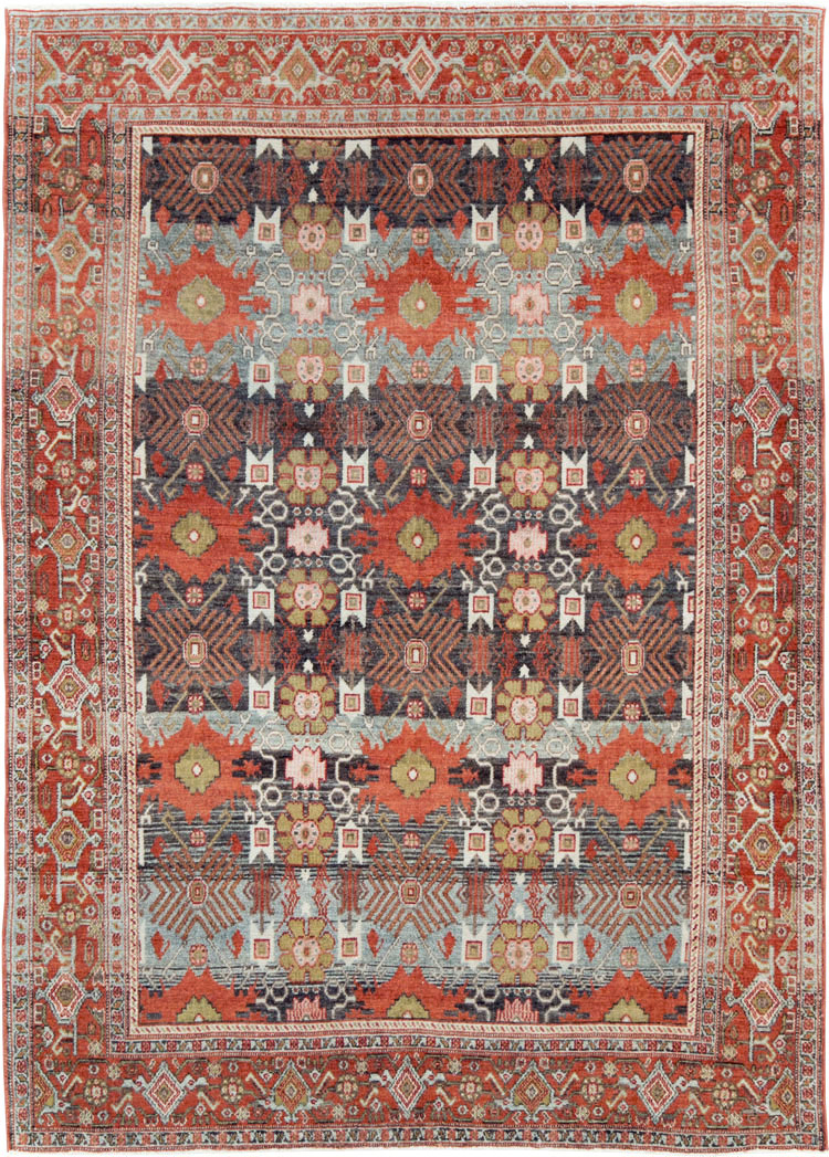 Antique Persian Senneh Rug, No.19946 - Galerie Shabab