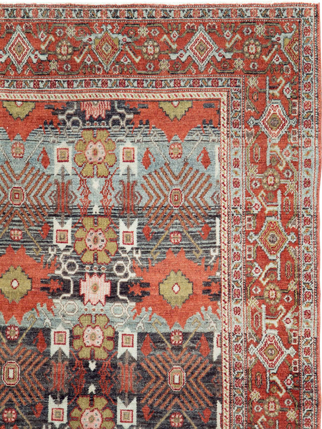Antique Persian Senneh Rug, No.19946 - Galerie Shabab