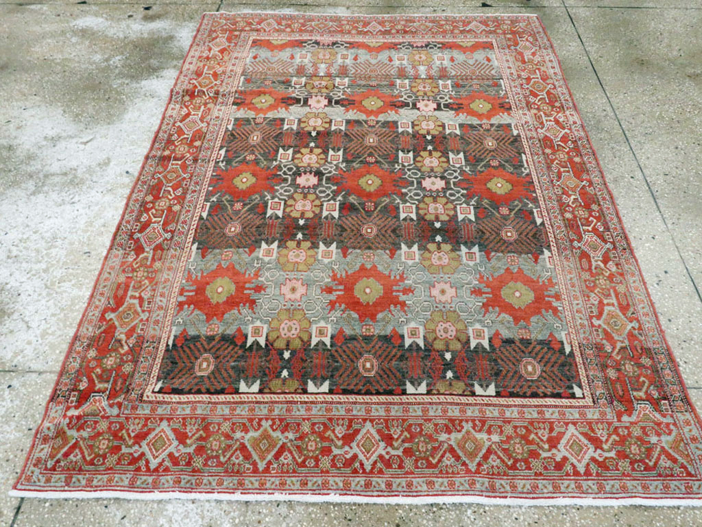Antique Persian Senneh Rug, No.19946 - Galerie Shabab