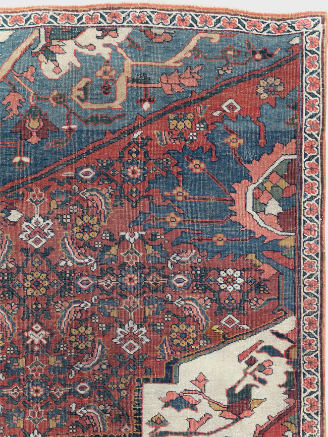 Antique Persian Bidjar Sampler Rug, No.19947 - Galerie Shabab