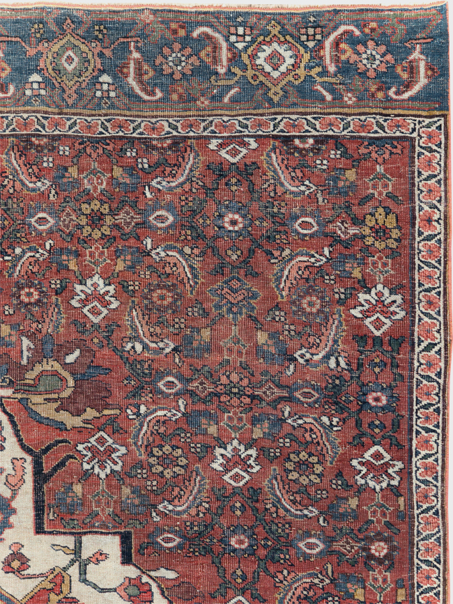 Antique Persian Bidjar Sampler Rug, No.19947 - Galerie Shabab