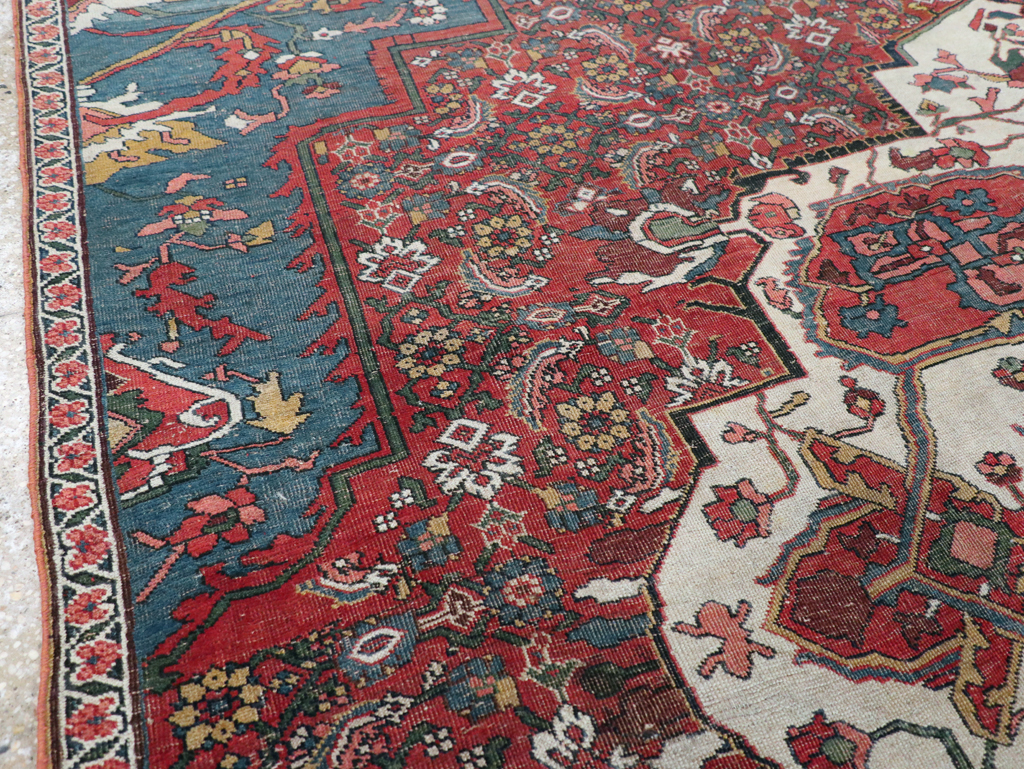 Antique Persian Bidjar Sampler Rug, No.19947 - Galerie Shabab