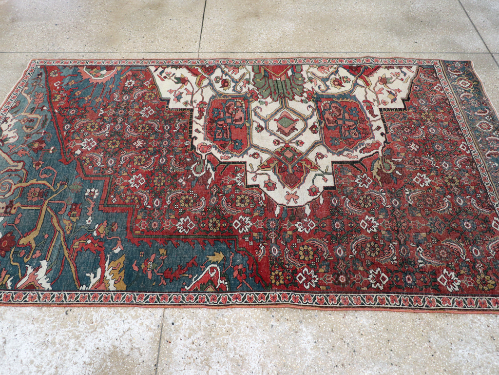 Antique Persian Bidjar Sampler Rug, No.19947 - Galerie Shabab