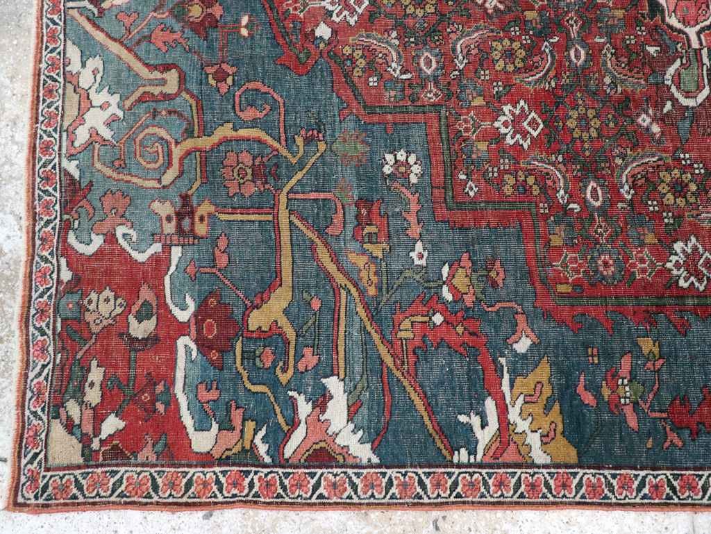Antique Persian Bidjar Sampler Rug, No.19947 - Galerie Shabab