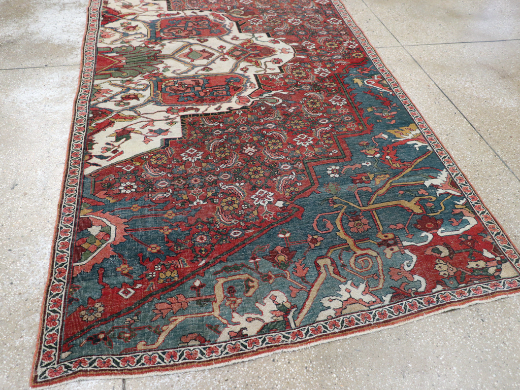 Antique Persian Bidjar Sampler Rug, No.19947 - Galerie Shabab