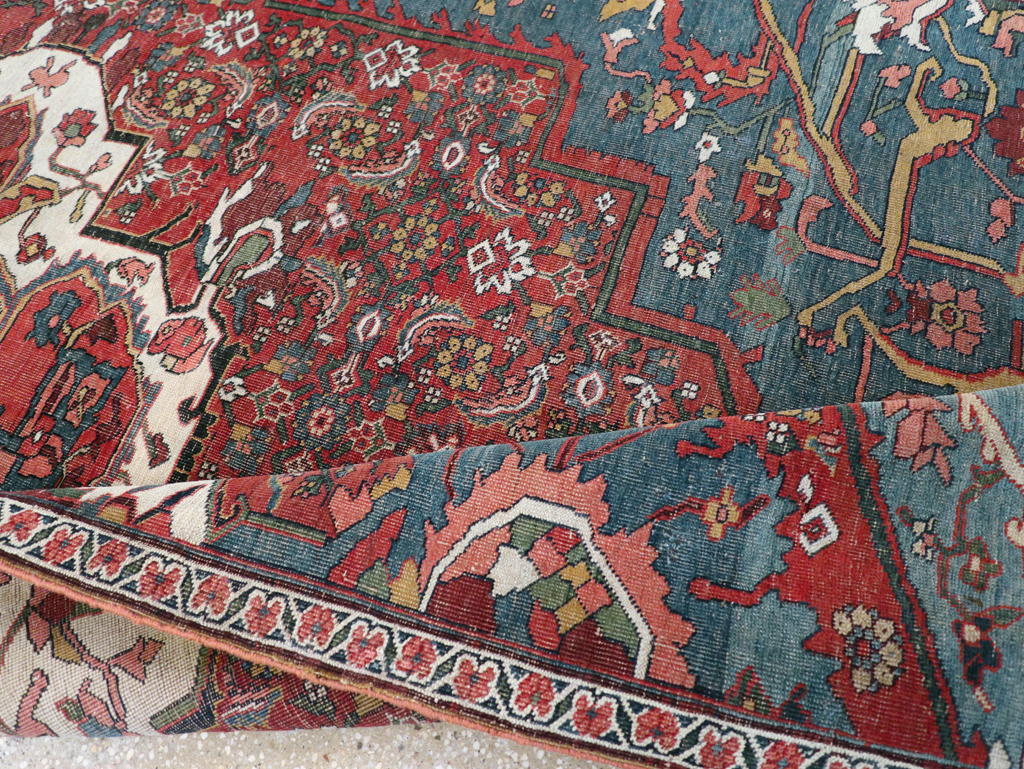 Antique Persian Bidjar Sampler Rug, No.19947 - Galerie Shabab