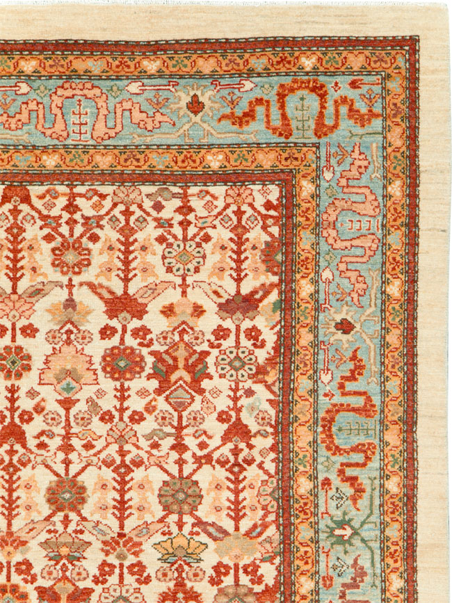 Modern Persian Malayer Accent Rug, No.19962 - Galerie Shabab