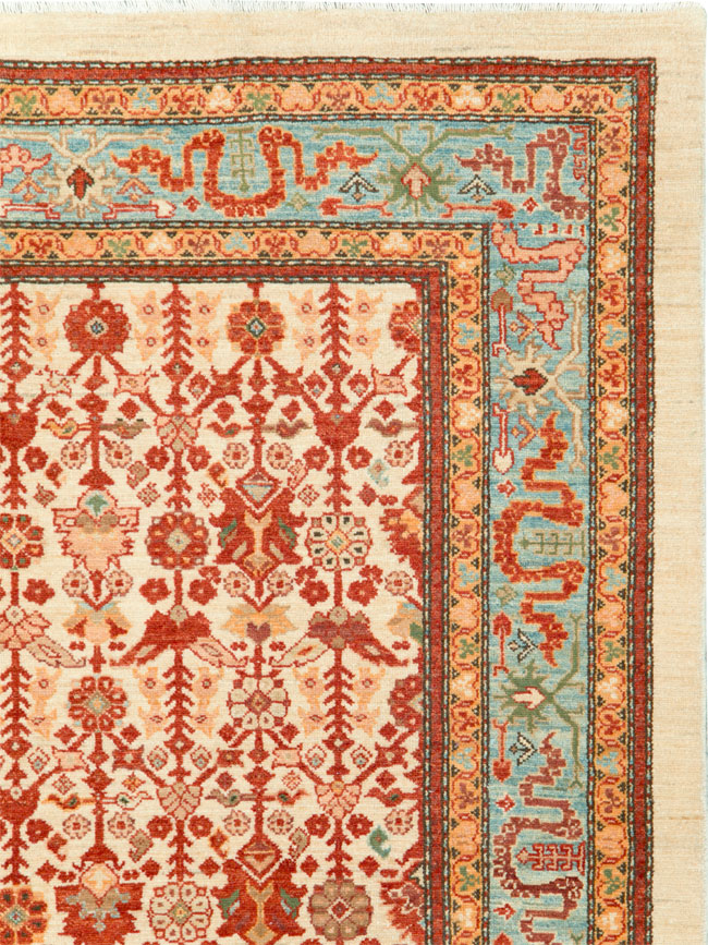 Modern Persian Malayer Accent Rug, No.19962 - Galerie Shabab