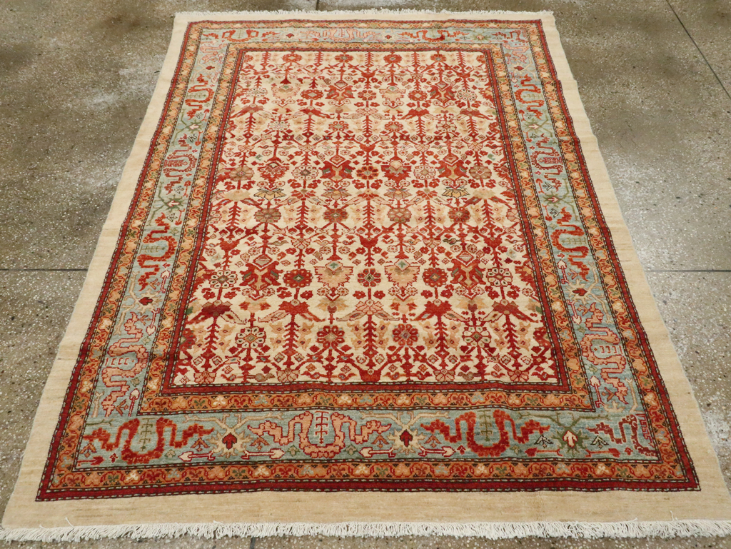 Modern Persian Malayer Accent Rug, No.19962 - Galerie Shabab