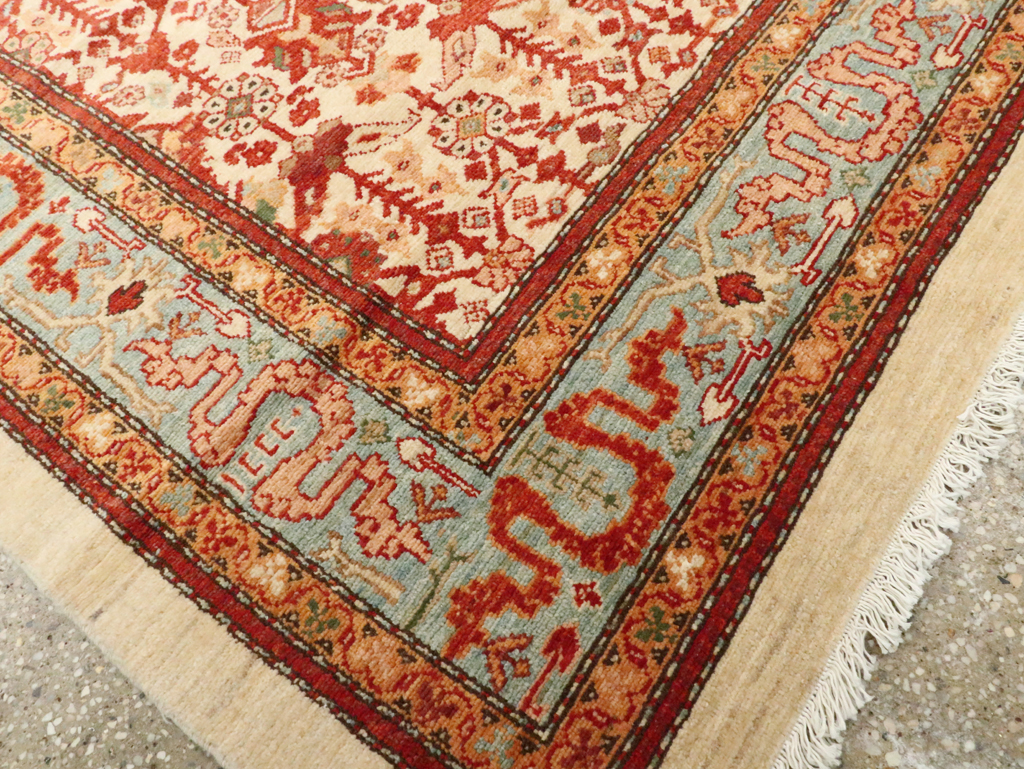 Modern Persian Malayer Accent Rug, No.19962 - Galerie Shabab