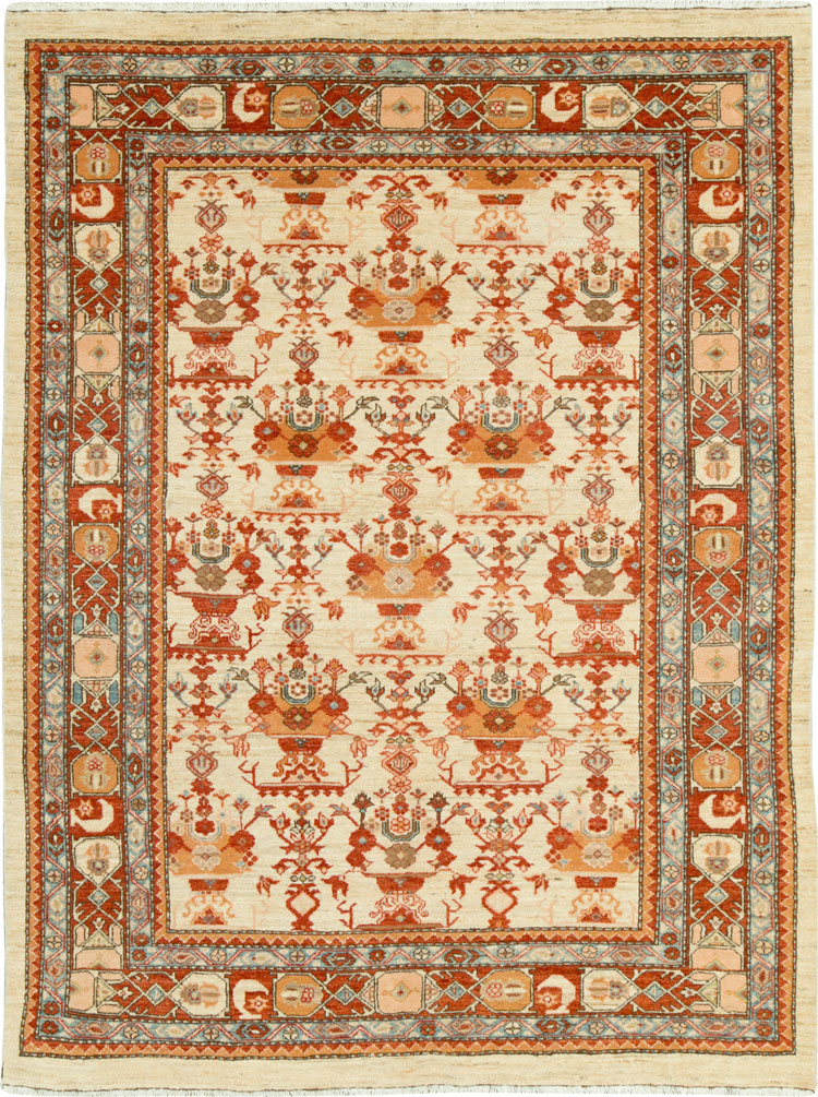 Modern Persian Malayer Accent Rug, No.19965 - Galerie Shabab