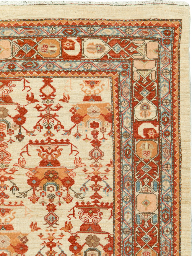 Modern Persian Malayer Accent Rug, No.19965 - Galerie Shabab