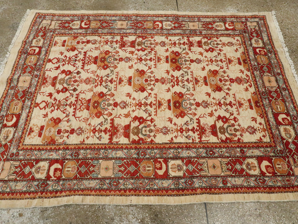 Modern Persian Malayer Accent Rug, No.19965 - Galerie Shabab