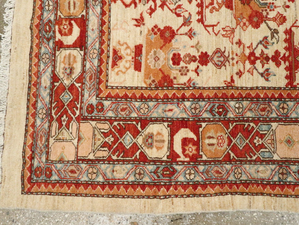 Modern Persian Malayer Accent Rug, No.19965 - Galerie Shabab