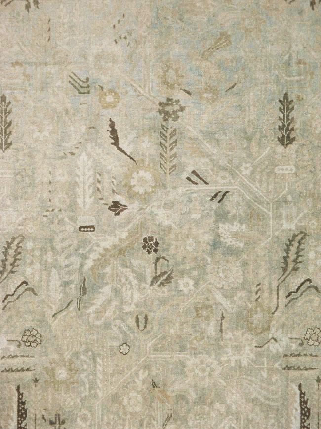 Antique Persian Tabriz Carpet, No.19980 - Galerie Shabab