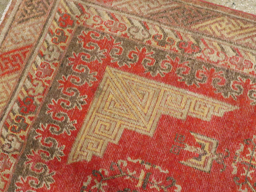 Vintage East Turkestan Khotan Carpet, No.19985 - Galerie Shabab